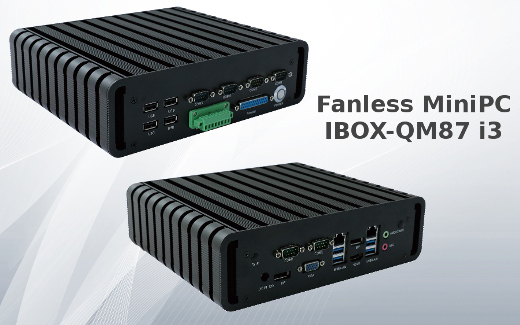 Przemysowy Komuter Fanless MiniPC IBOX-QM87 i3